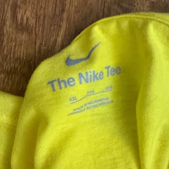 Nike Vibrant Yellow Long Sleeve Tee Size XXL - Picture 10 of 17